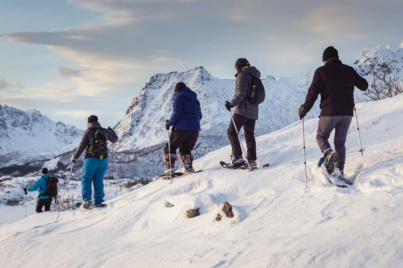 Snowshoeing lofoten islands 2019 photo johan karlsson 2
