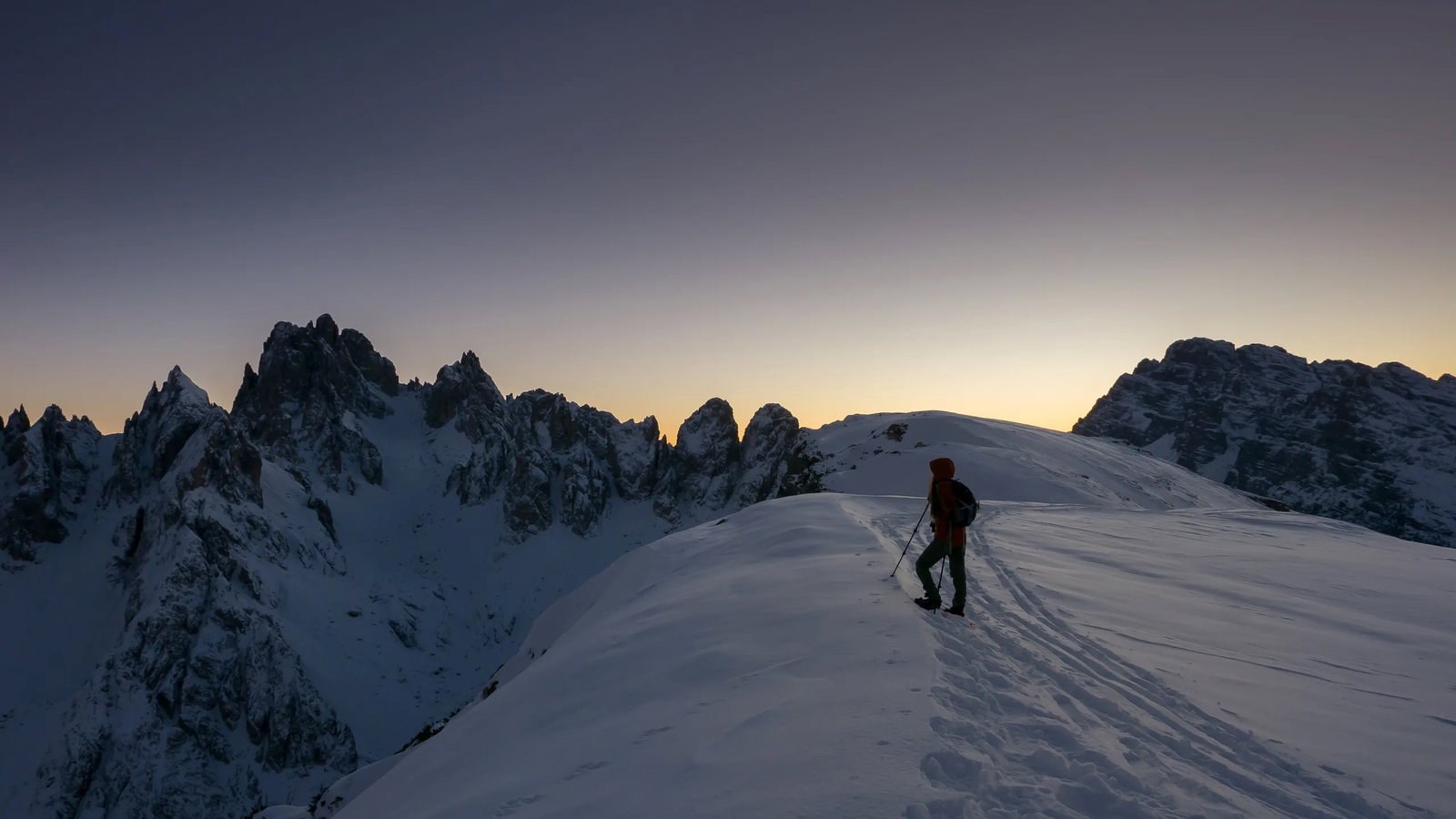 Snowshoeing winter night lofoten shutterstock